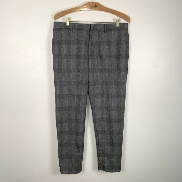 Banana Republic Other - Banana Republic Tapered Italian Flannel 120's Plaid Dress Pants Men's 35x32 Wool